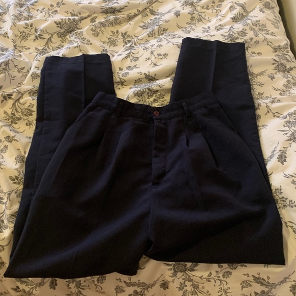 Vintage Navy Pants - Picture 4 of 7